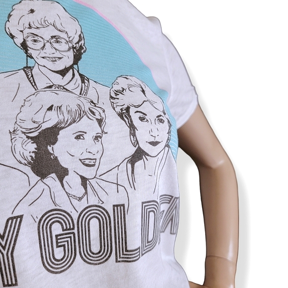 Golden Girls "Stay Golden" Graphic Print T-Shirt - Picture 2 of 8